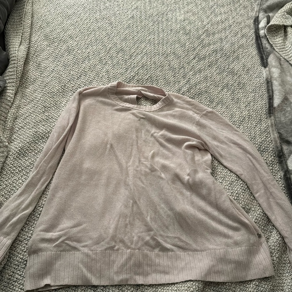 Pink LuluLemon sweater